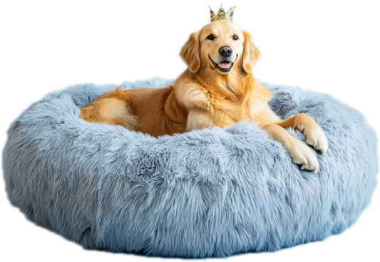 Fluffig Hundbädd Kung
