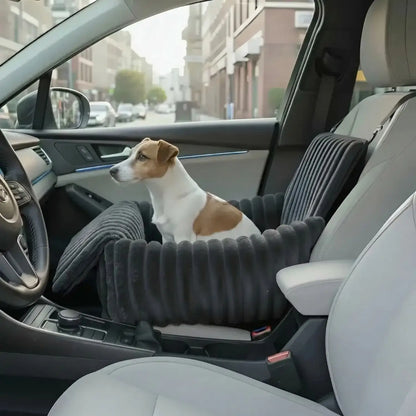 MrFluffyFriend® - Säker och mysig bilbädd för hund
