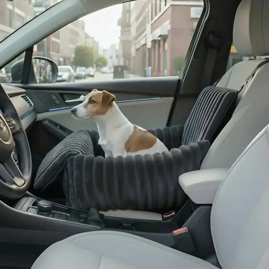 MrFluffyFriend® - Säker och mysig bilbädd för hund