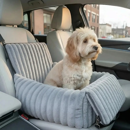 MrFluffyFriend® - Säker och mysig bilbädd för hund