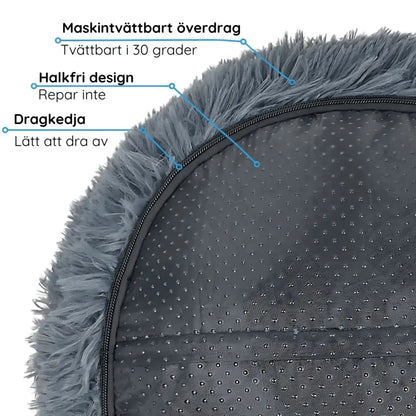 MrFluffyFriend® - Ångestlindrande hundbädd