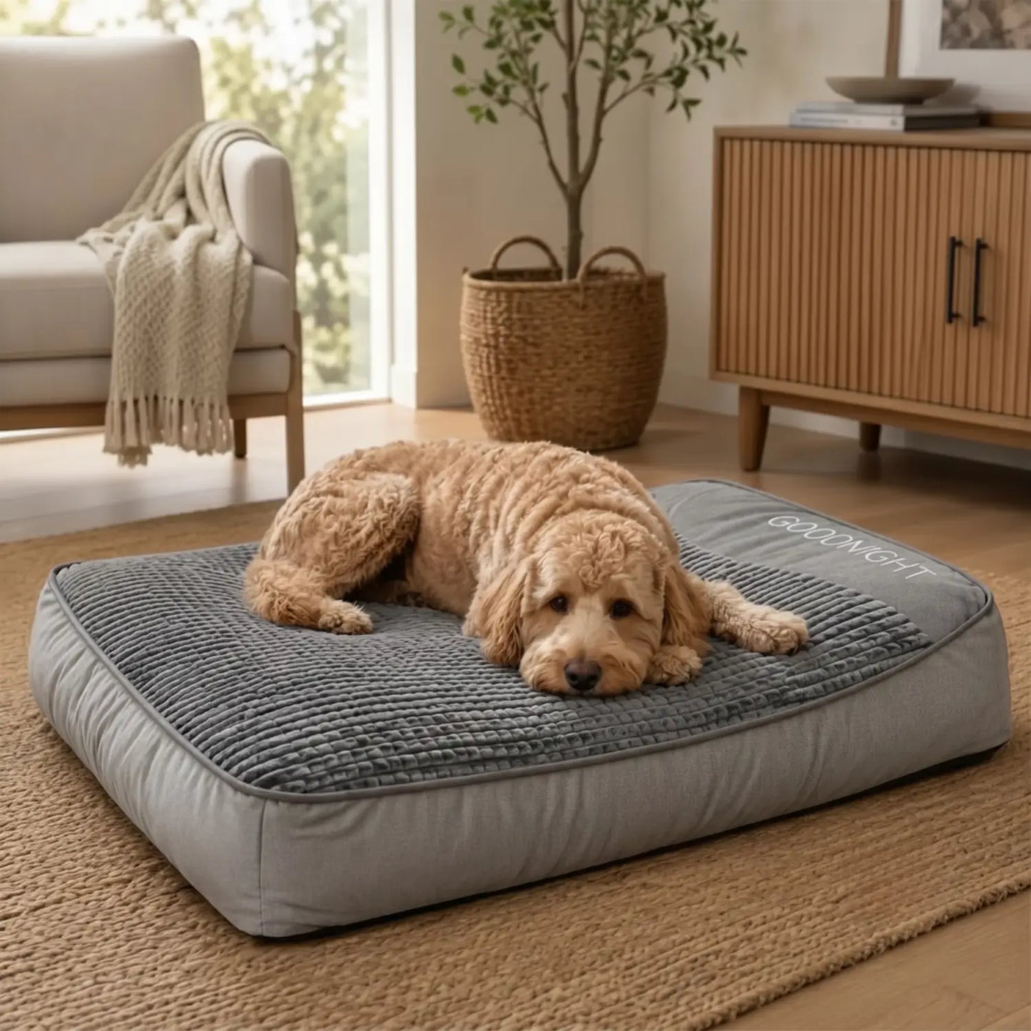 MrFluffyFriend® - Lugnande Hundkudde