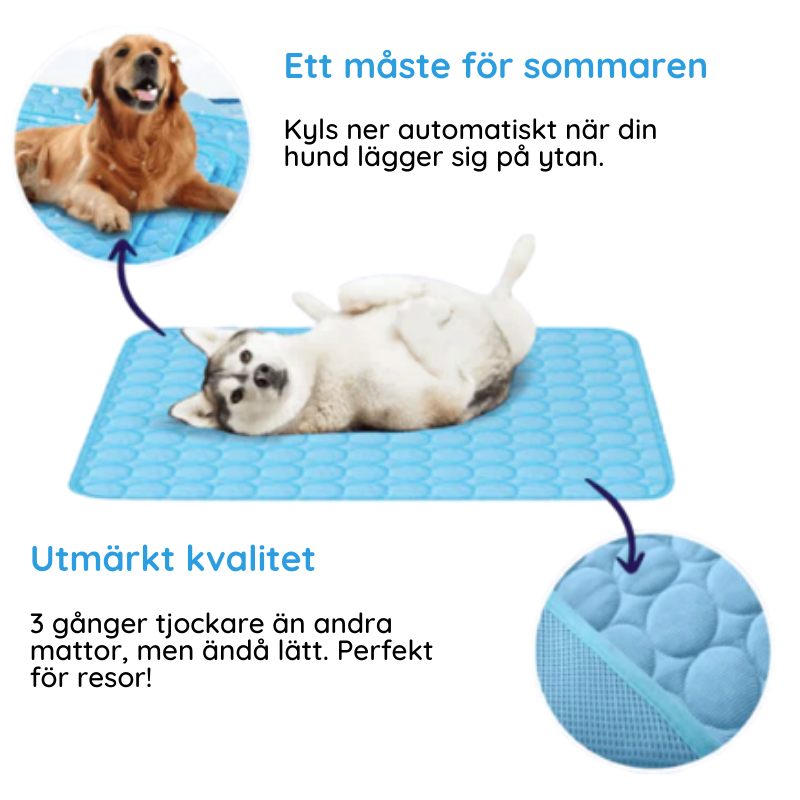 MrFluffyFriend® - Kylmatta för hund