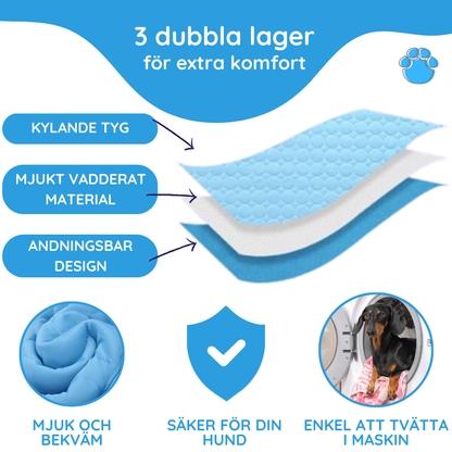 MrFluffyFriend® - Kylmatta för hund