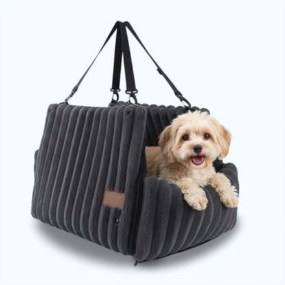 MrFluffyFriend® - Säker och mysig bilbädd för hund