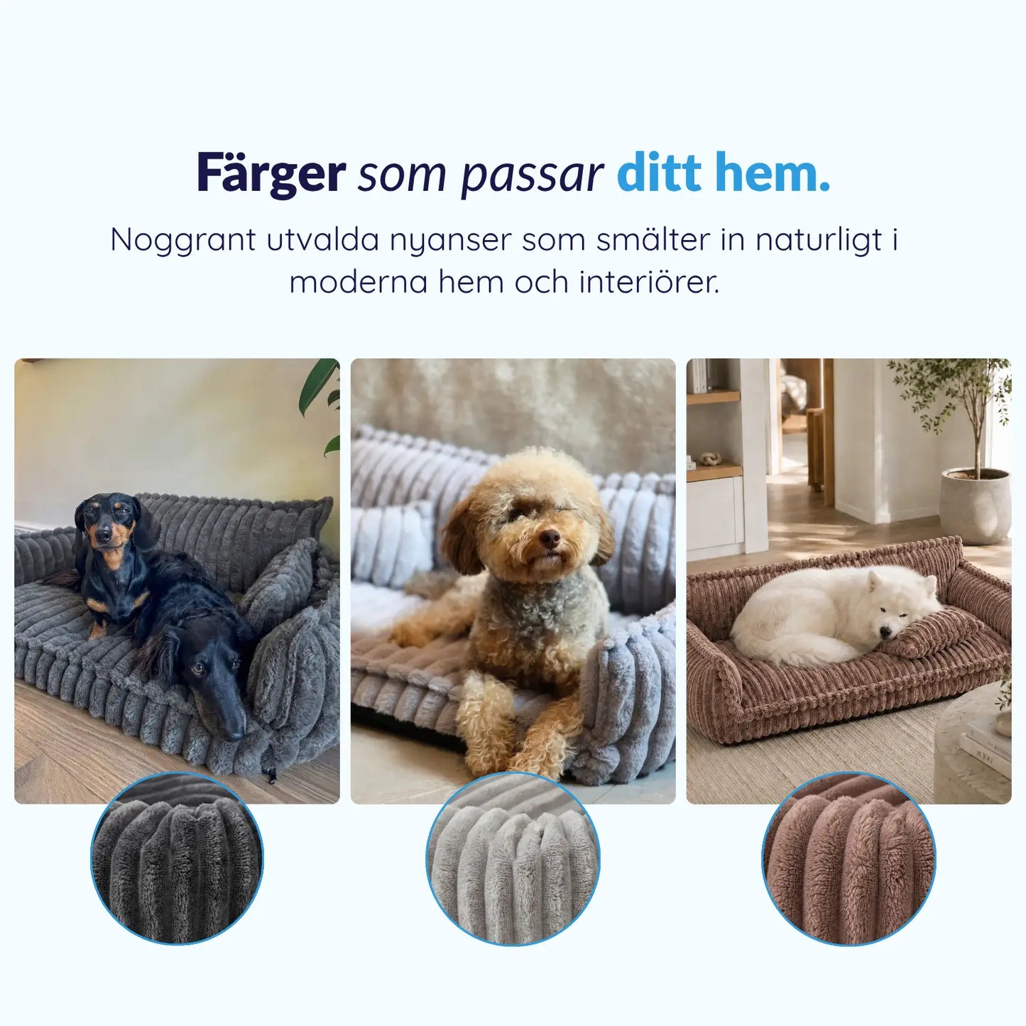 MrFluffyFriend® - Ortopedisk tvättbar hundsoffa